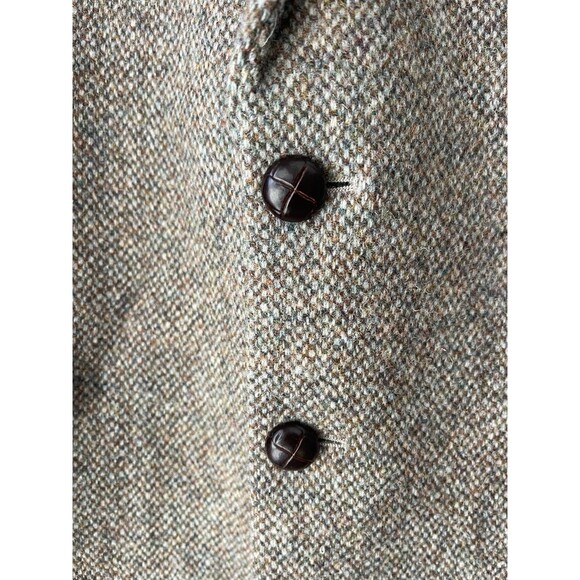 Harris Tweed Sport Coat Blazer 44 Beige Multicolor Handwoven Wool Old Money - Picture 3 of 16
